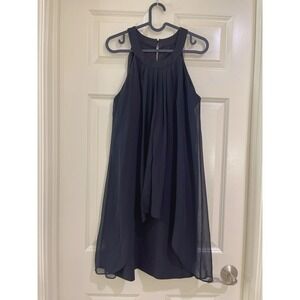 white house black market women black dress size 8